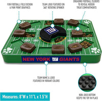 Pets First NFL New York Giants Puzzle Toy - Interactive Dog Treat Puzzle