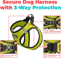 Voyager Step-in Air Dog Vest Harness - Harness (Lime Green/Black Trim) / XXS (Chest: 12 - 13.5") - image 2