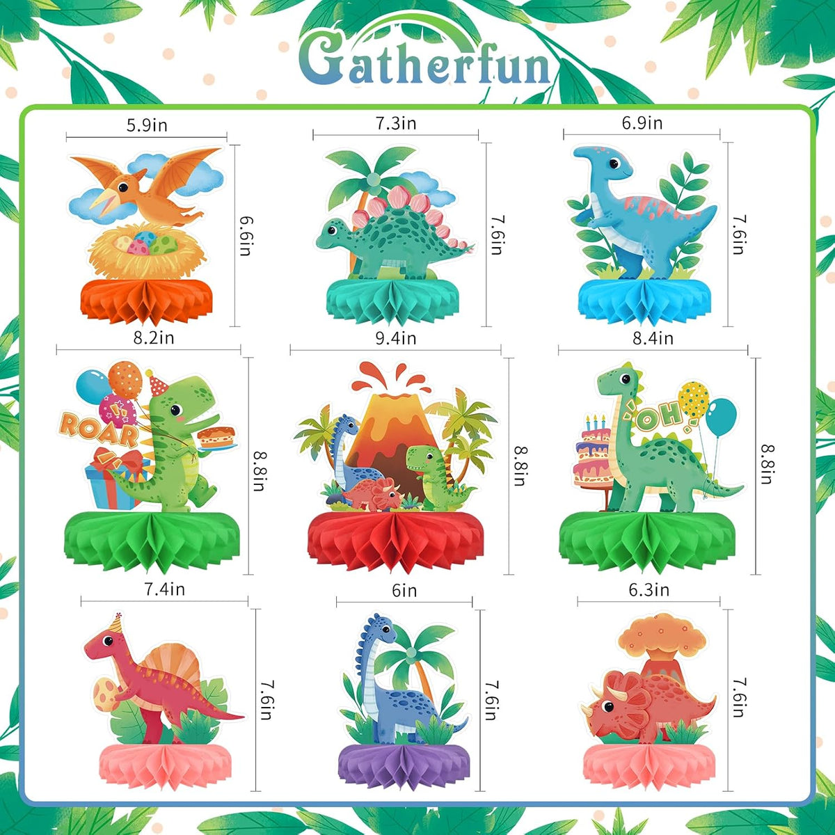 Halloween Party Decorations - Multicolor / Dinosaur - image 2