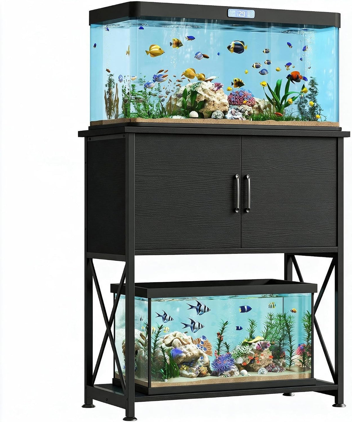 5-10 Gallon Fish Tank Stand - Black / 20-29 Gallon