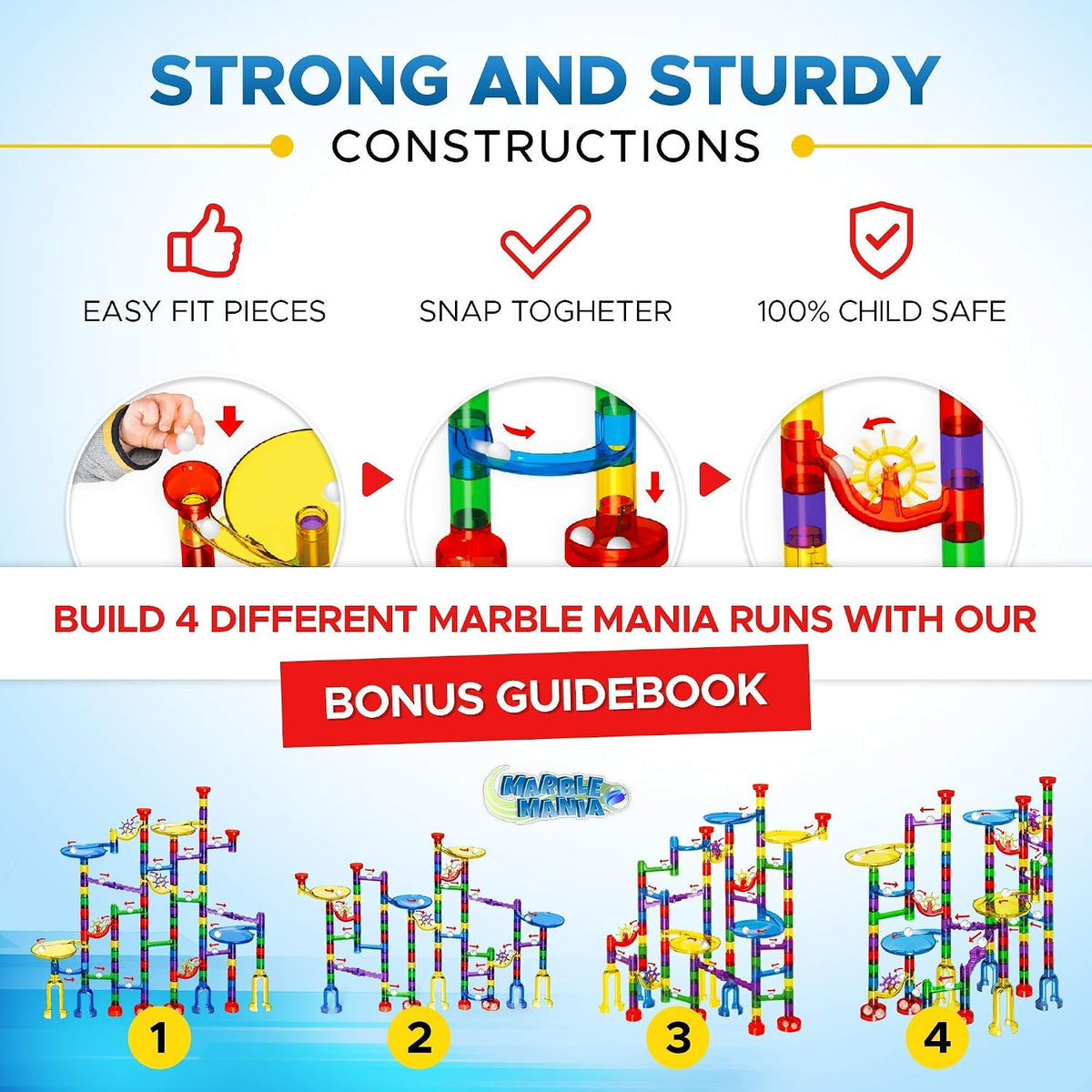 Marble Mania Marble Run, Marble Runs for Kids - image 2