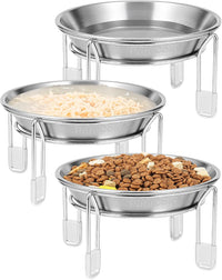 Elevated cat Bowl 2PC, 6.3" Wide Raised Cat Bowl – Essentials for Cats - 3PC