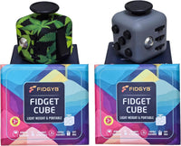 Cube Fidget Toy for Adults & Kids, Smooth - Leaves+dgb