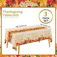 Fall Thanksgiving decorations, Disposable Tablecloth - Thanksgiving - image 2