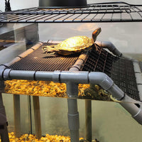 Extra Large Turtle Basking Platform with Artificial Grass – Essentials for Fish - Basking Platform 10.8" W × 7.7" D - image 4