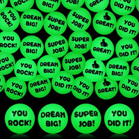 Seenelling 24 glow in the dark bouncy balls printed with Bible verses - view 2
