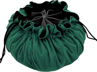 SIQUK Large Dice Bag with Pockets Big Capacity Dice Bag Drawstring - Dark Green - image 3