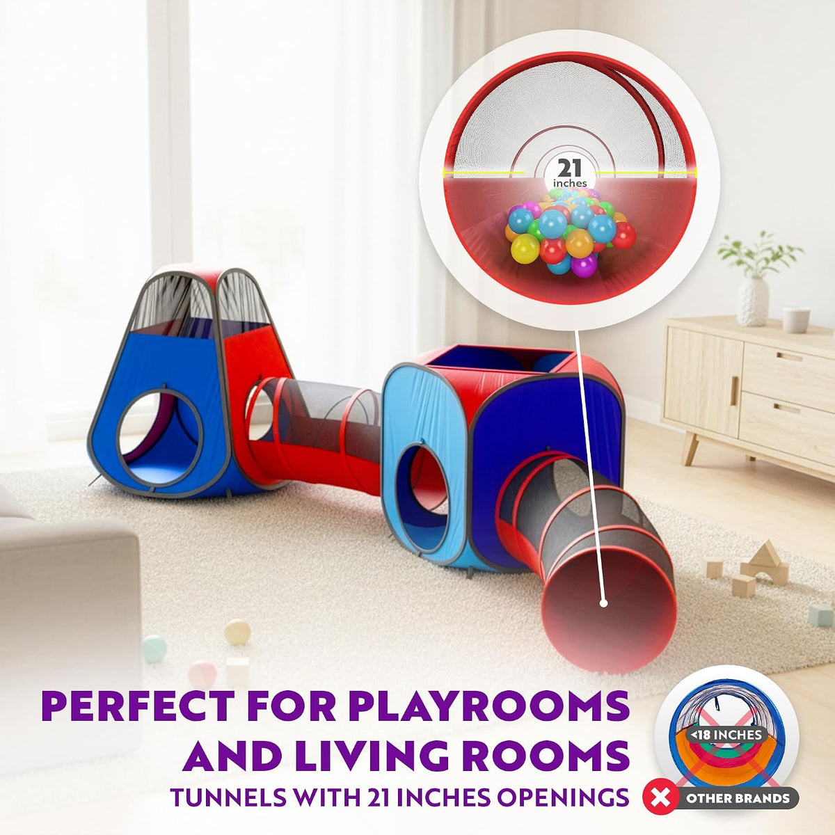 Playz 4pc Kids pop up Play Tent - image 4