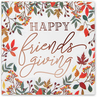 Sparkle and Bash It's a Boy Napkins, Blue & Gold Foil, 3-Ply - Friendsgiving / 5 x 5 Inches - image 4