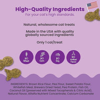 Catstages by Nina Ottosson Purrfect Bitez Natural Crunchy Cat Treats for Puzzles, Toys, Feeders, & Training, USA-Made, Real Whitefish Flavor, 4oz