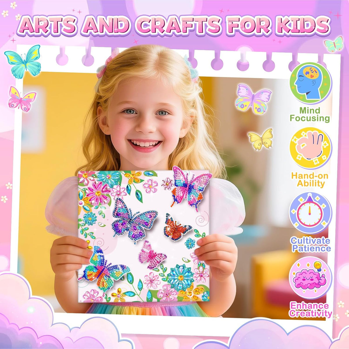 Crafts for Kids Age 8-12, Girls Birthday Gifts - Pink - image 3