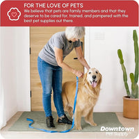 My Doggy Place Microfiber Dog Mat for Muddy Paws, 60" x 36" Light Gray - Non-Slip, Absorbent and Quick-Drying Dog Paw Cleaning Mat, Washer and Dryer Safe - X-Large/Runner