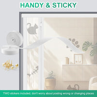 Reinforced Cat Screen Door, Fits Door Size 32" x 80" - White / 35'' W x 83'' H - image 4