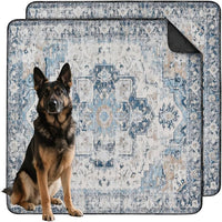Washable Pee Pads for Dogs 2 Pack, Absorbent Reusable Puppy Pads Waterproof, Leakproof & Non-Slip Whelping Pad, Potty Training Pads for Dogs Playpen Mat 48x48