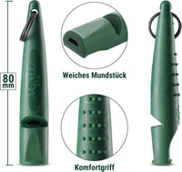 ACME Alpha 211.5 Professional Dog Training Whistle with Enhanced - Forest Green - image 2
