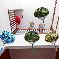 Yeeeasy Tangle-Free Parachute Toys for Kids Outdoor Flying Game - Standard 4Pcs - image 4