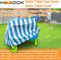 Kids Water Table Cover Fit Rain Showers Splash Pond Water Table - Azure - image 3