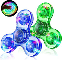 Gigilli Fidget Spinners for Kids 2 Pack - Green&bule
