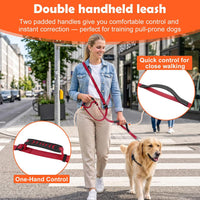 XiaZ Hands Free Dog Leash, Versatile Crossbody Dog Leash - BasicRed - image 3
