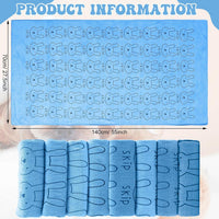 Peryiter 8 Pcs Dog Drying Towels Bulk 55'' x 28'' Pet Grooming - Blue - image 3
