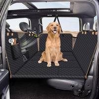 Hard Bottom Dog Car Seat Cover for Back Seat, Holds 420lbs - For Full-Size CAR/SUV/TRUCK / Black
