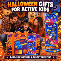 EagleStone space shooting target game with 2 air guns, foam balls and basketball hoop - view 5