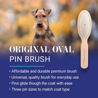 Chris Christensen Dog Brush, Original Series - Brown / 20mm-Regular - image 2