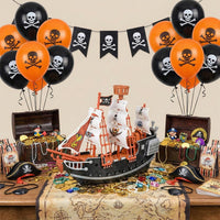 Rhode Island Novelty 10 Inch Pirate Boat, One Per Order – Fun for Kids & Family - image 4