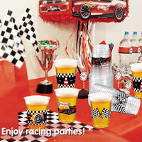 Race Car 2 Fast 2 Furious Birthday Party Decorations Cups for Boys - Black Red Racing Cup / 50 - image 3