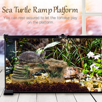 Turtle Basking Platform Rock Reptile Resting Terrace Resin Bearded - Small - image 2