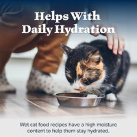 Blue Buffalo Wilderness Wild Delights Meaty Morsels Wet Cat Food, High-Protein & Grain-Free, Made with Natural Ingredients, Chicken & Trout Recipe in Tasty Gravy, 3-oz. Cans (24 Count)
