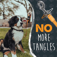 Mighty Paw Retractable Dog Leash, for Large Dogs, Auto-Locking - Original Orange / 0 - 50 lbs - image 2
