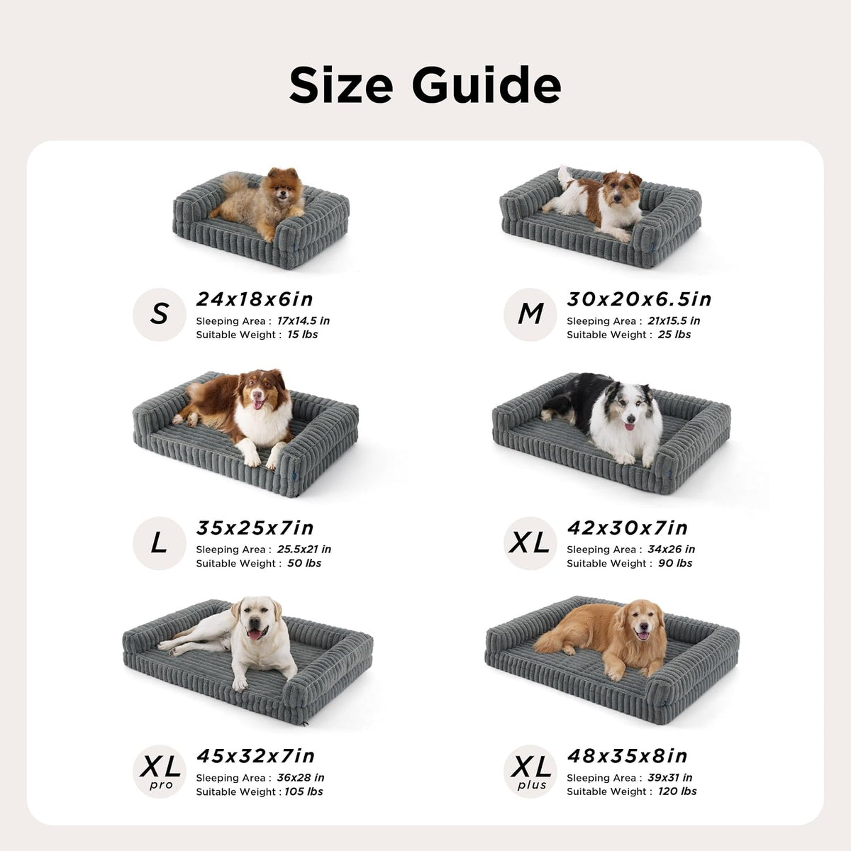 Bedsure ComfyFleece Memory Foam Orthopedic XL Dog Bed Washable 42" – Essentials for Dogs - Night Blue / 30.0"l X 20.0"w X 6.5"th - image 3