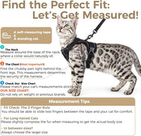 Cat Harness and Leash Set, Escape Proof Cat Vest, XL - Black / XX-Large - image 2