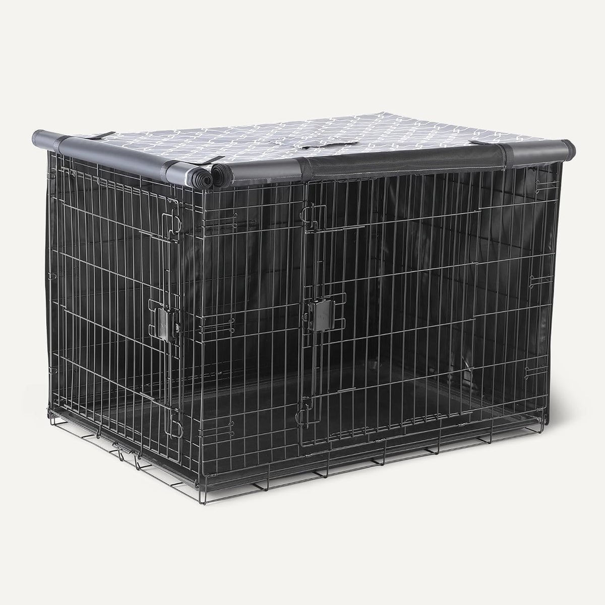Amazon Basics Dog Cage Cover for 42-inch Wire Crates - 42"L x 27"W x 31"H - image 3