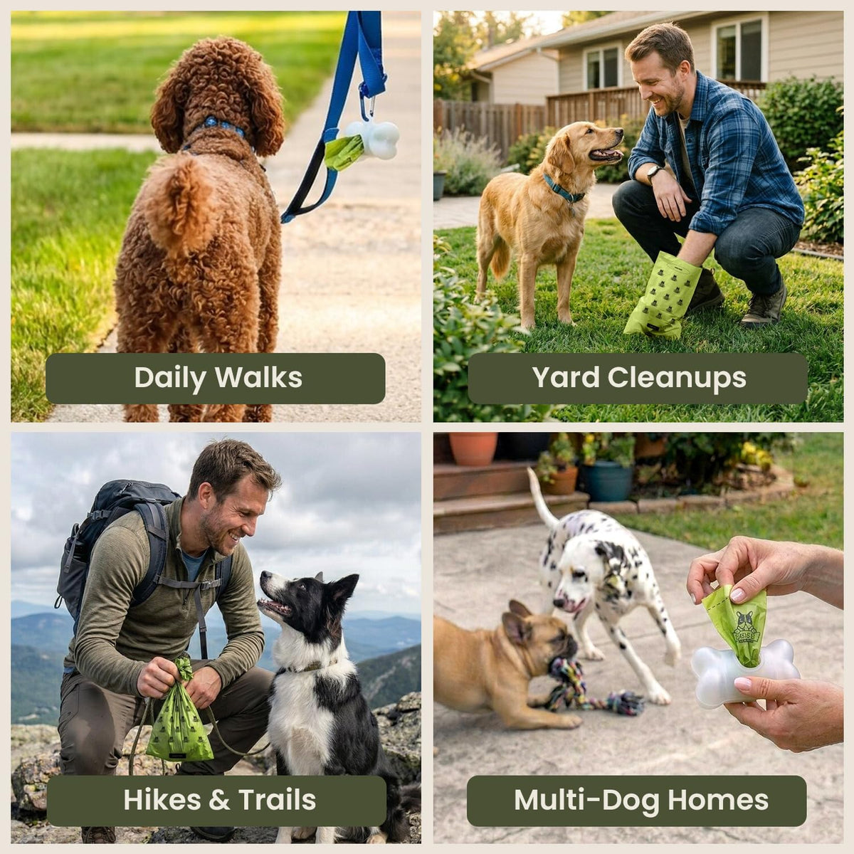 Pogi's Large Dog Poop Bags, Single Roll, Leak-Proof - 450 Count (Pack of 1) / Unscented - image 4