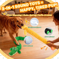 LECHONG 2-Pack 40” Extra-Long Squeaky Dog Toys for Large Dogs - image 3