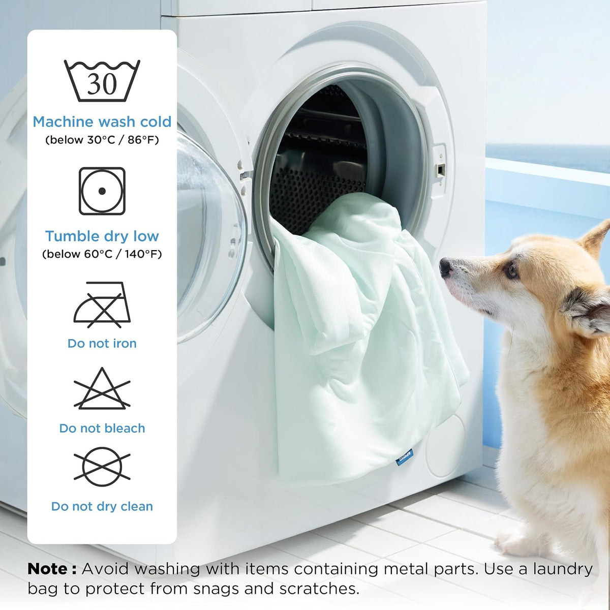 Bedsure Breathable Lightweight Cooling Blanket for Small Dogs - Twin(60x80") / Pale Jade - image 4