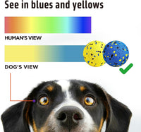 Kimee Dog Balls Tennis Balls Dog Chew Toys for Aggressive Chewers - 1 Ball (2.75in) - image 3