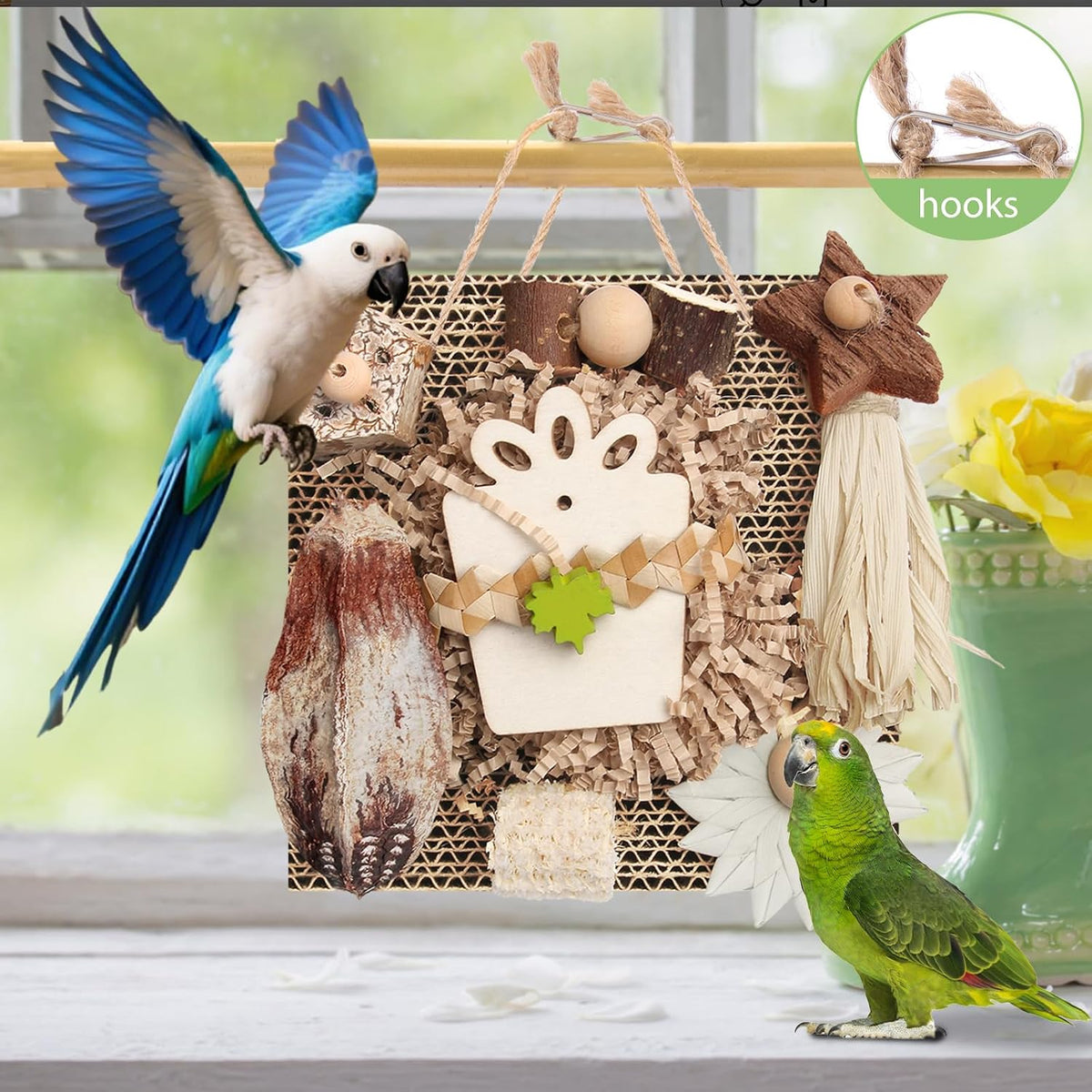 Kyouki Bird Toys, Parakeet Toys, Parrot Toy - Medium - image 4