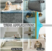 Carpet Rake for Pet Hair Removal Tool - 60‘’ / Blue - image 4