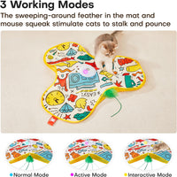 Potaroma Hide and Seek Interactive Cat Toys – Essentials for Cats - Graffiti Cover / 1 Count - image 3