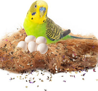 SunGrow Finch Coconut Fiber - Coconut Fiber with Herbs, 5 ounce
