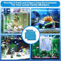 9 PCS Aquarium Filter Cartridge Compatiable with Aqua-Tech Filters (EZ-Change #1) Fish Tank Filter Cartridge Compatiable with Aqua-Tech 5-15 Power Filters