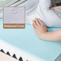 EHEYCIGA Orthopedic Dog Beds Large Sized Dog - Greyish Green / 36.0"l X 27.0"w X 6.5"th - image 3