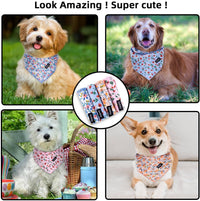 Dog Bandanas Spring Cotton Large 4PCS - X-Large - image 2