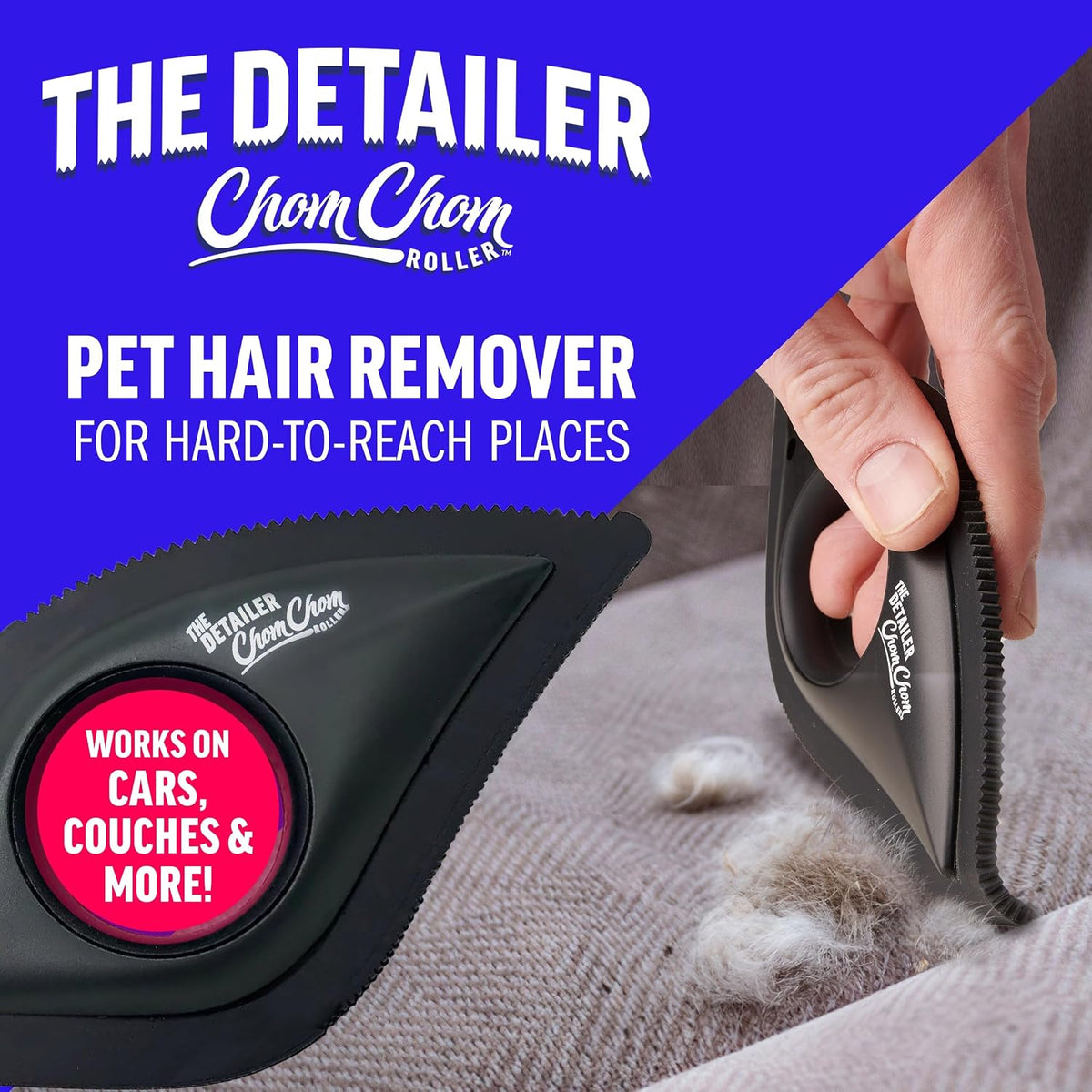 ChomChom Roller Detailer, Scraper for Pet Hair Remover and Lint - image 2