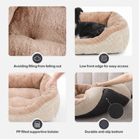 Medium Dog Beds for Medium Dogs Washable - S (20"x19"x6") / Beige - image 2