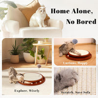 Cat Scratcher, Cat Natural Sisal Scratching Pad - Brown - image 2