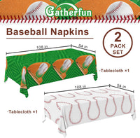 Gatherfun Ice Cream Party Supplies: 2-Pack Ice Cream Birthday Party - baseball - image 2